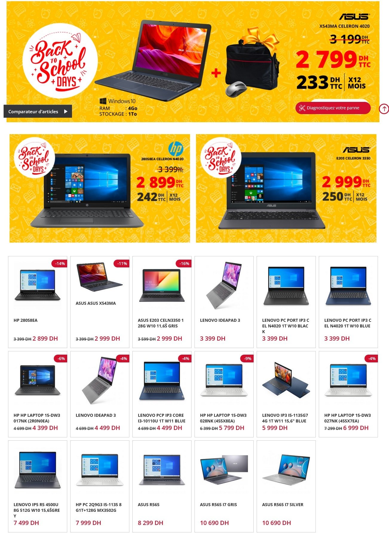 promotion electroplanet back to school Septembre 2022