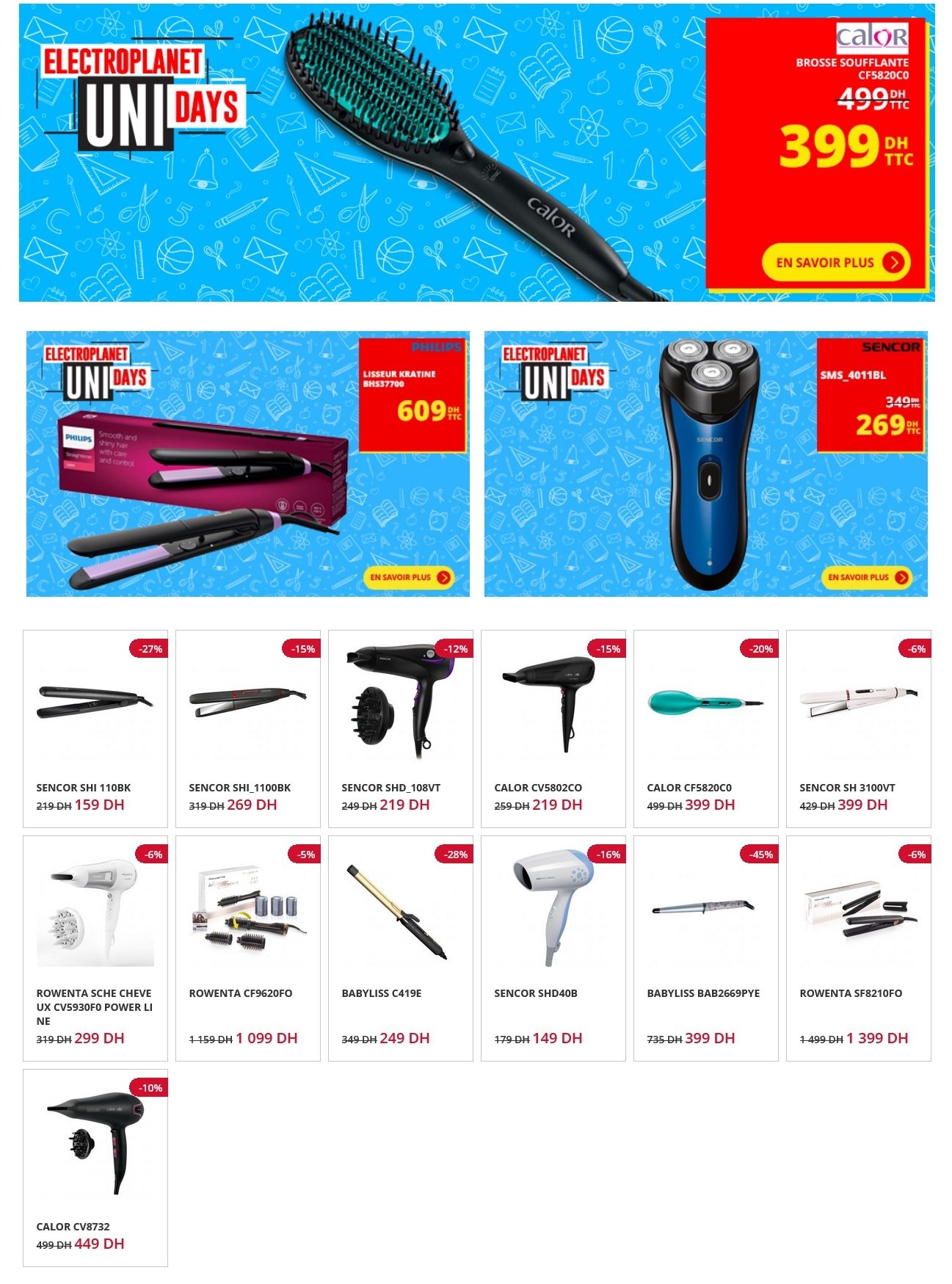 Soldes electroplanet back to school Septembre 2022