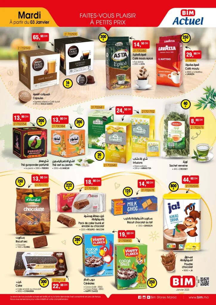 Catalogue bim 3 janvier 2023 divers produits