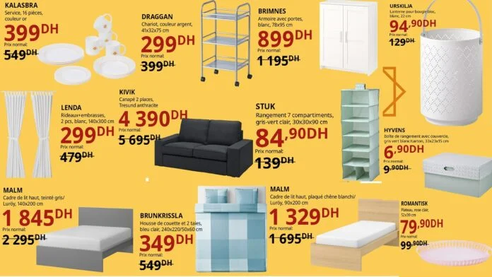 Soldes IKEA maroc pour l'Eid jusqu'au 30 Avril‏‏‏‏‏‏‎ 2023