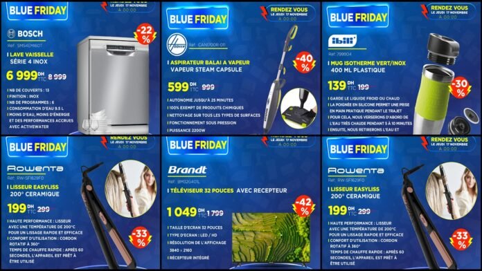 Promotion Electro bousfiha blue friday 17 Novembre 2023