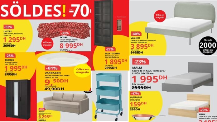 Soldes IKEA maroc -70% du 8 novembre au 17 décembre 2023‏‏‏‏‏‏‎‏‏‏‏‏‏‏