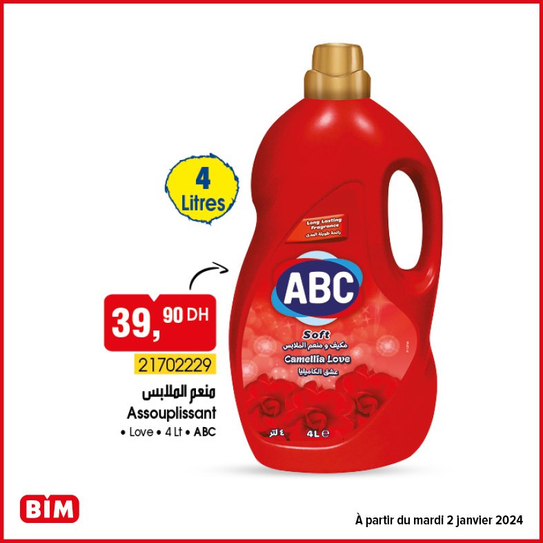 Promotion bim mardi 2 janvier 2024