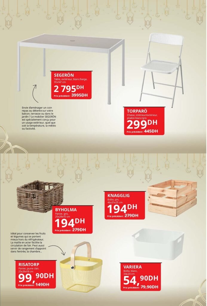 SOLDES IKEA maroc spéciale ‏‏Ramadan ‏‏jusqu’au 9 mars 2024‏‏