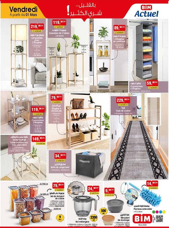 Catalogue bim vendredi 1 mars 2024 speciale rangement