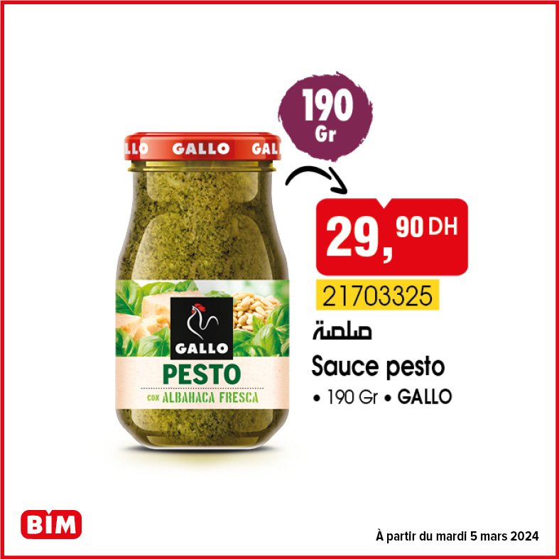 Promotion bim mardi 5 mars 2024