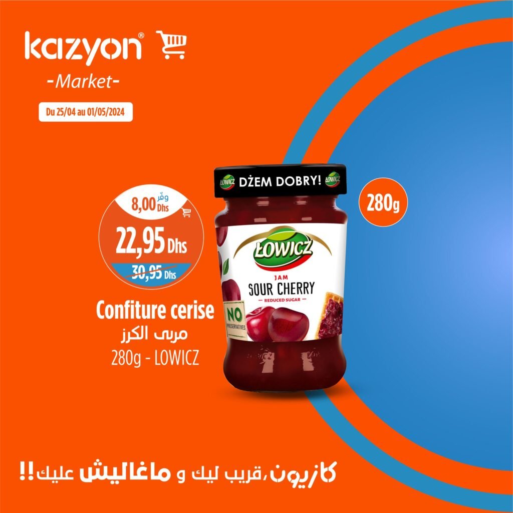 Promotion Kazyon maroc du 25 Avril au 1 Mai 2024