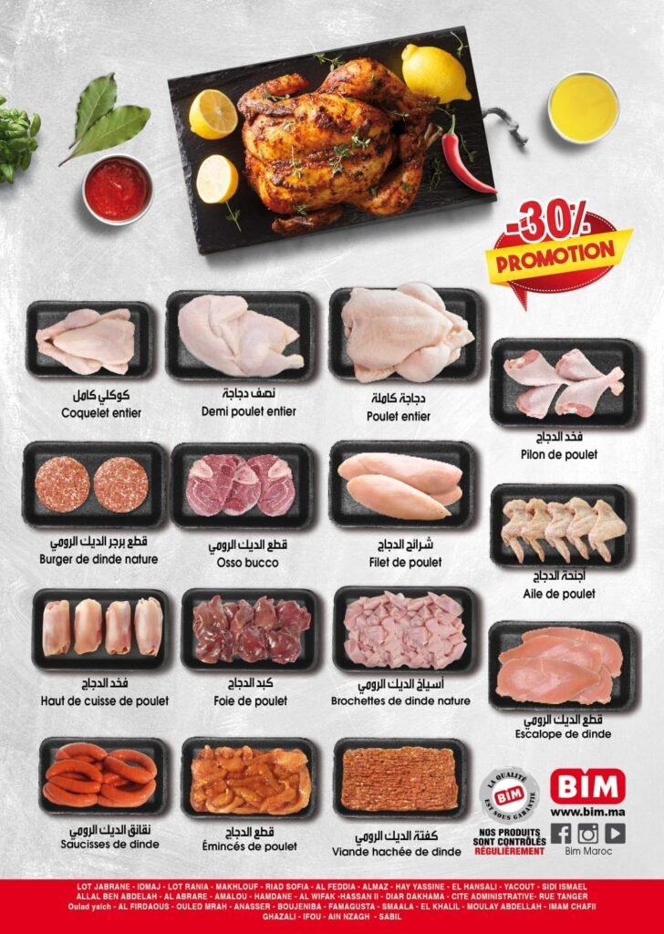 Promotion bim maroc du 25 avril au 5 mai 2024