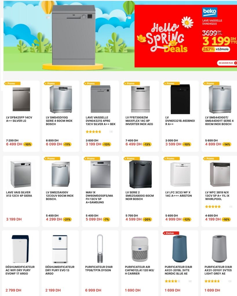 Promotion electroplanet Avril 2024 speciale électroménager