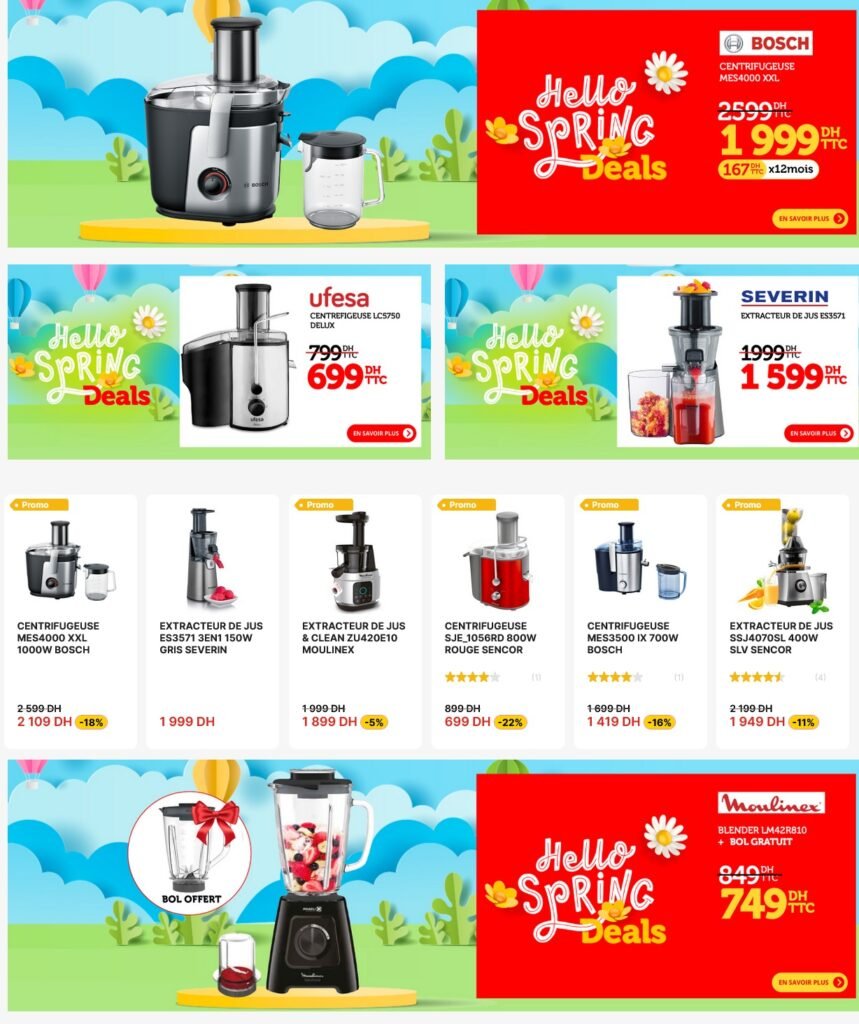 Promotion electroplanet Avril 2024 speciale électroménager