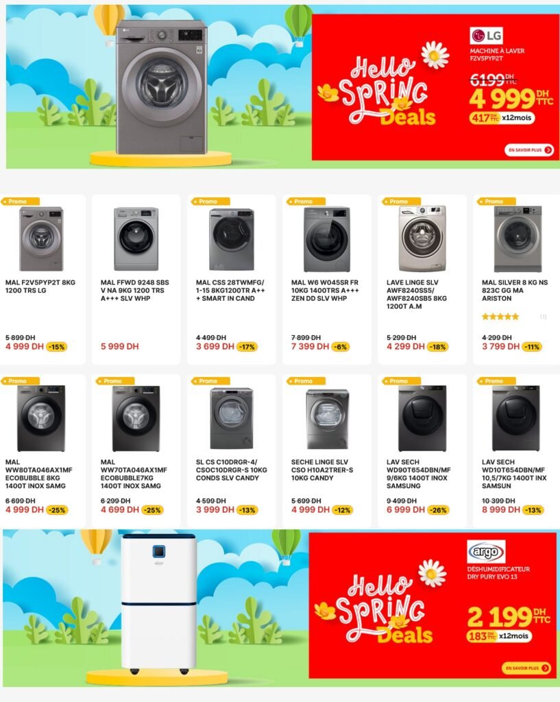 Promotion electroplanet Avril 2024 speciale électroménager