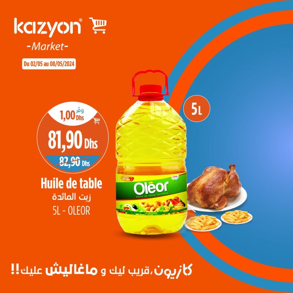 Promotion Kazyon maroc du 2 au 8 mai 2024