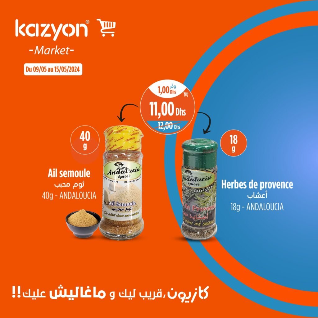 Catalogue Kazyon market du 9 au 15 mai 2024