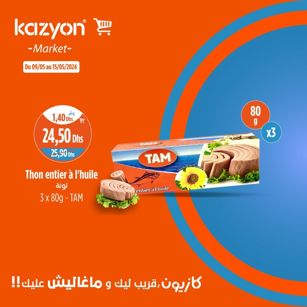 Catalogue Kazyon market du 9 au 15 mai 2024