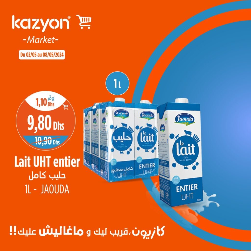 Promotion Kazyon maroc du 2 au 8 mai 2024
