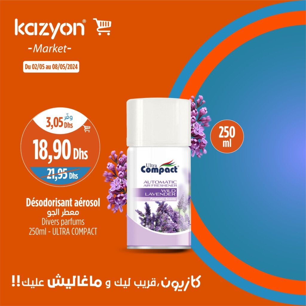 Promotion Kazyon maroc du 2 au 8 mai 2024