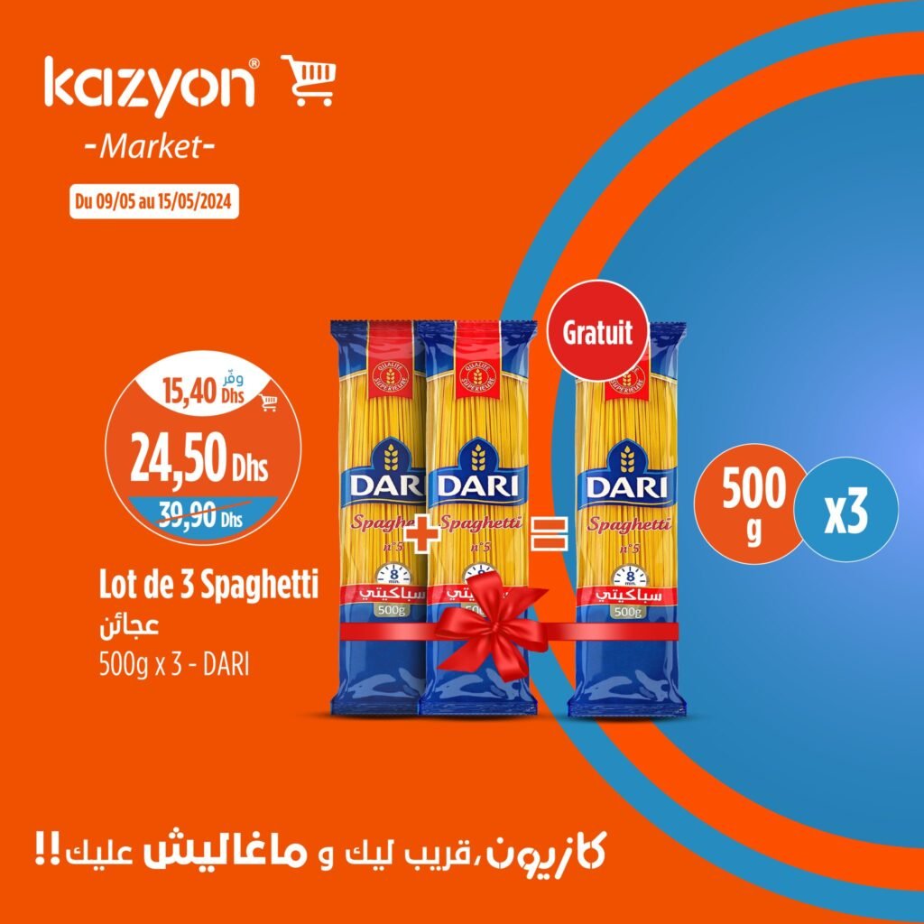 Catalogue Kazyon market du 9 au 15 mai 2024