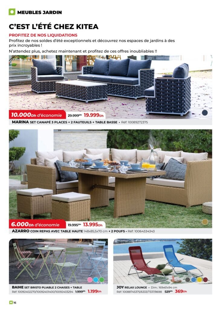 Catalogue kitea maroc SOLDES ETE 2024