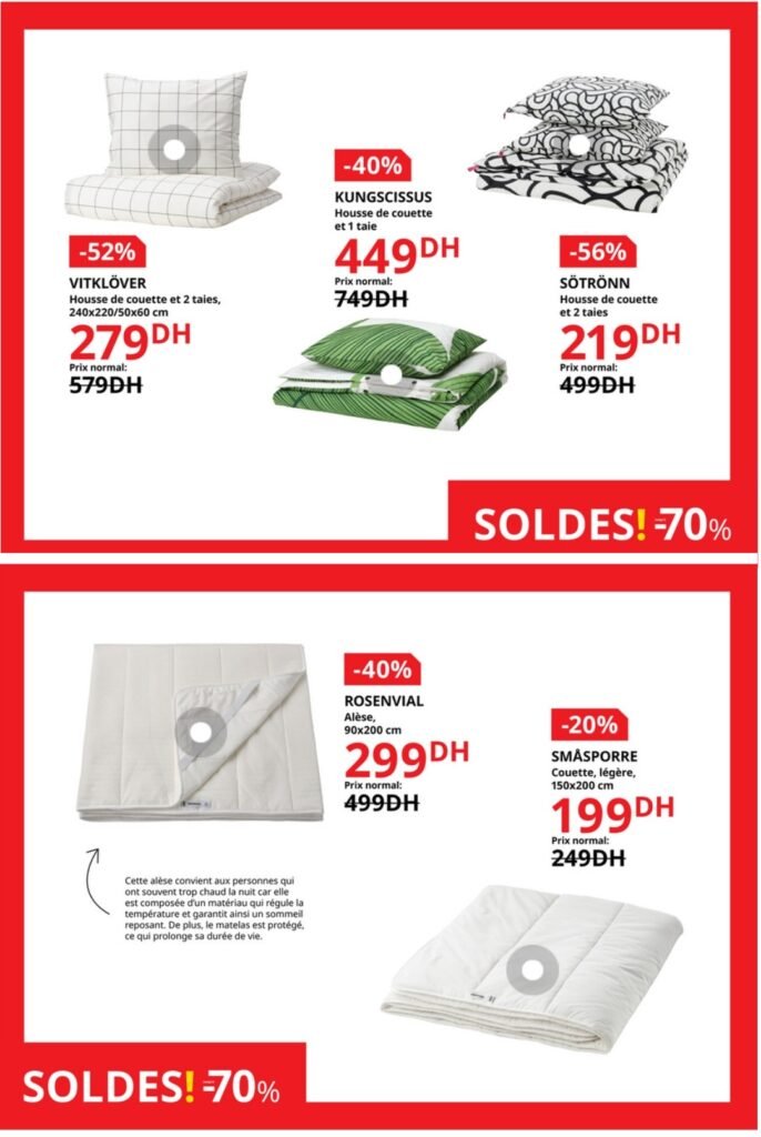 Catalogue Ikea maroc -70% jusqu'au 3 septembre 2024 solutions et accessoires d'ameublement