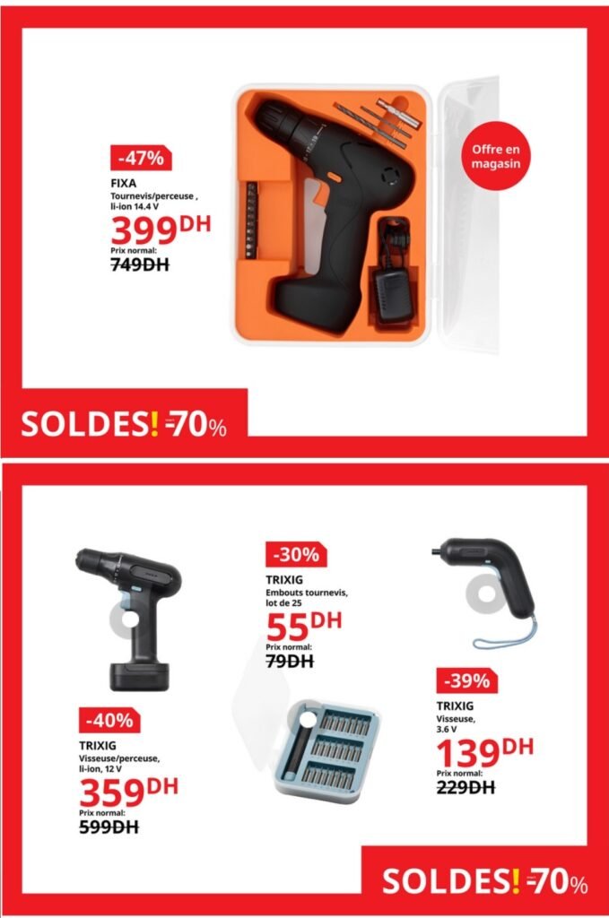 Catalogue Ikea maroc -70% jusqu'au 3 septembre 2024 solutions et accessoires d'ameublement