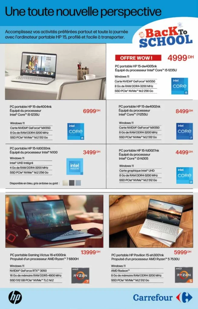 Catalogue Carrefour rentree scolaire du 15 Août au 11 Septembre 2024