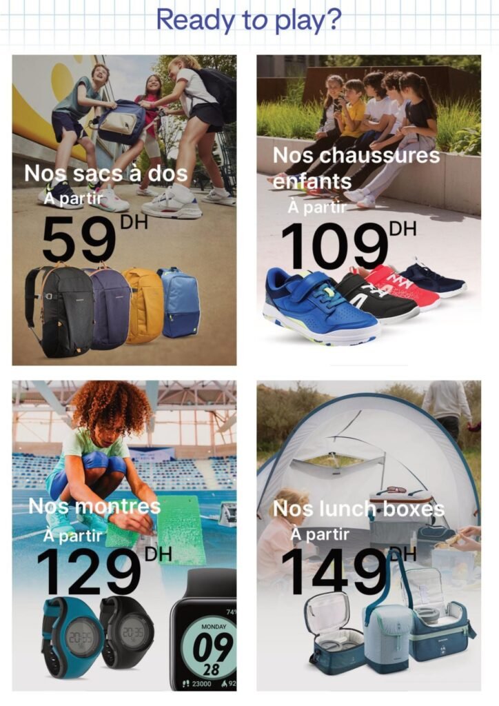 Catalogue decathlon maroc rentree scolaire 2024‏‏‏‏‏‏‏‏‏