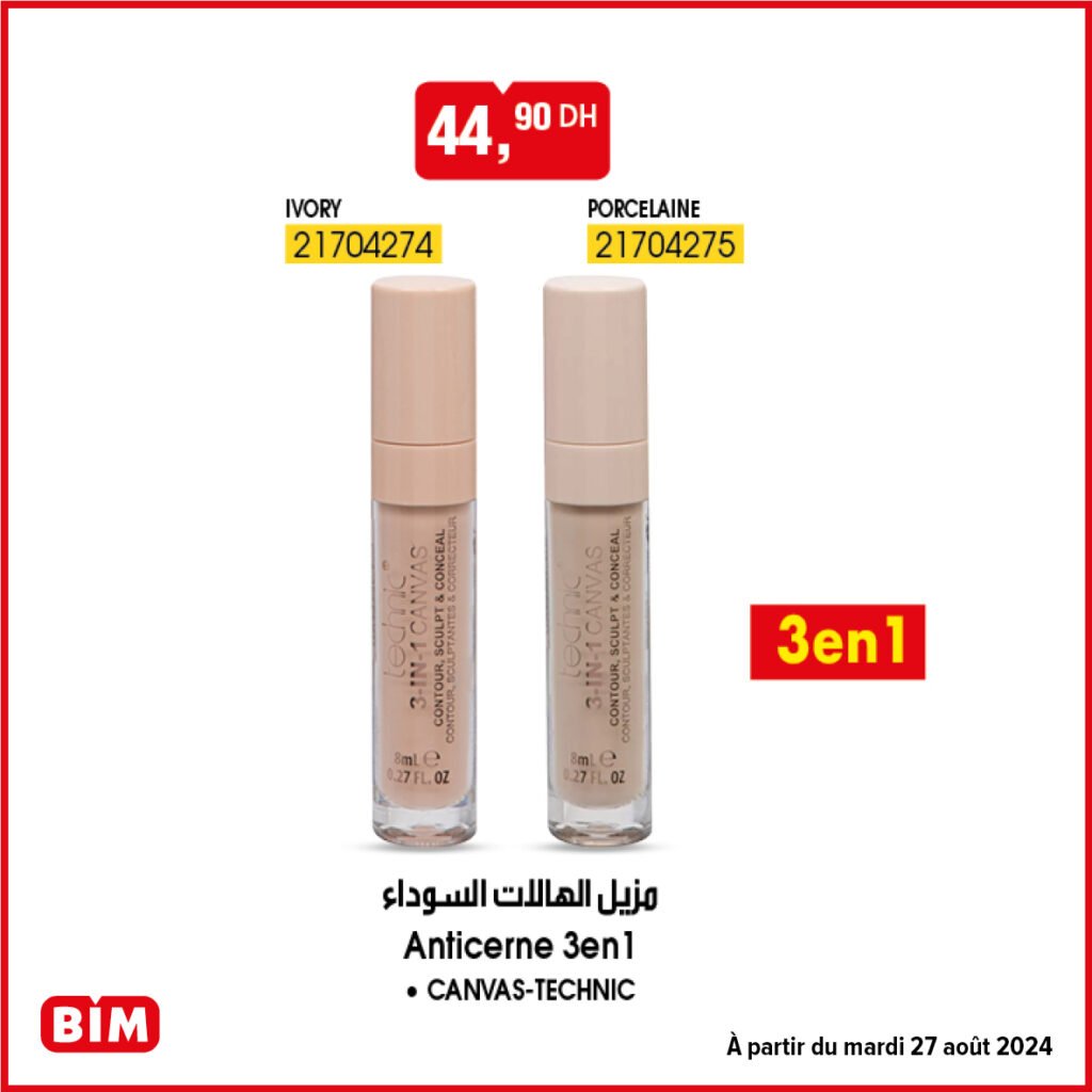 Promotion Bim mardi 27 Aout 2024 makeup maquillage
