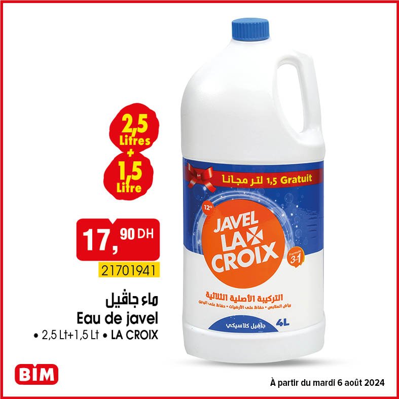 Promotion Bim mardi 6 Aout 2024