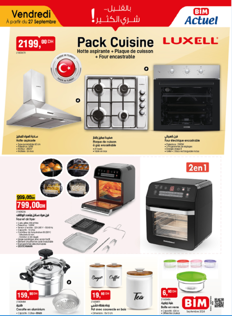 Catalogue bim vendredi 27 septembre 2024 offres incroyables