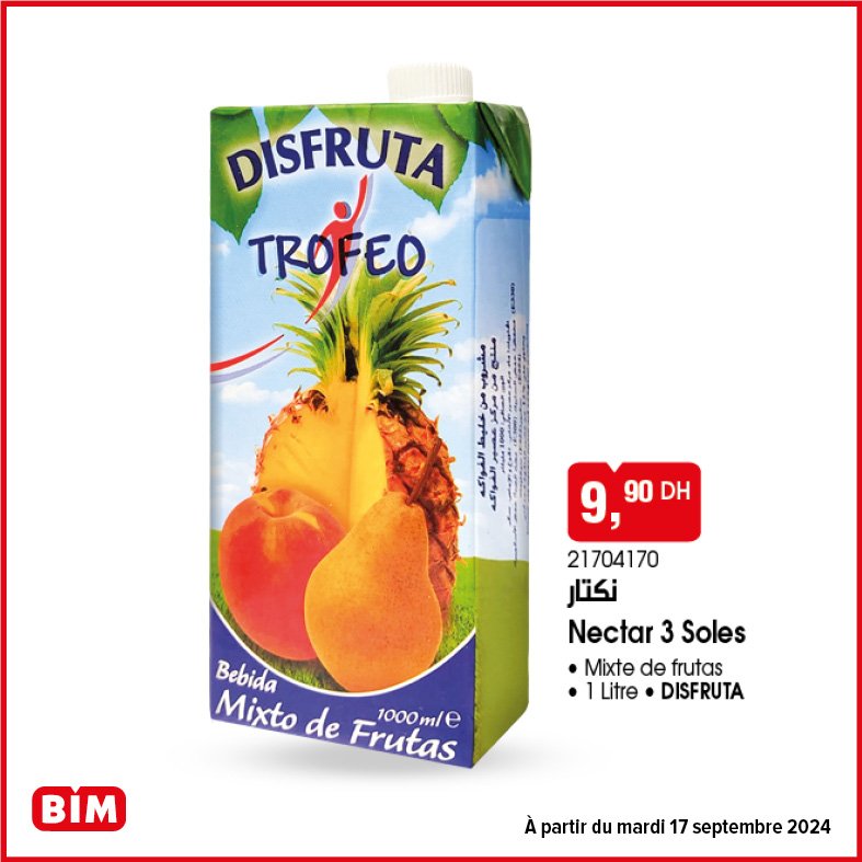 Promotion Bim mardi 17 septembre 2024