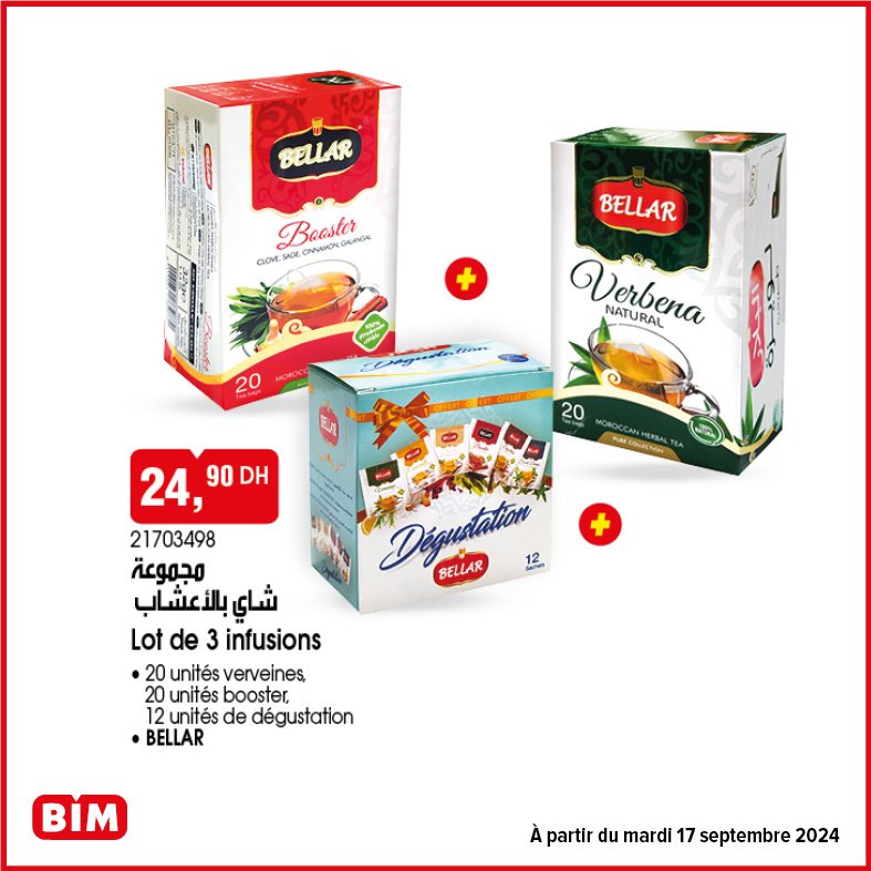 Promotion Bim mardi 17 septembre 2024