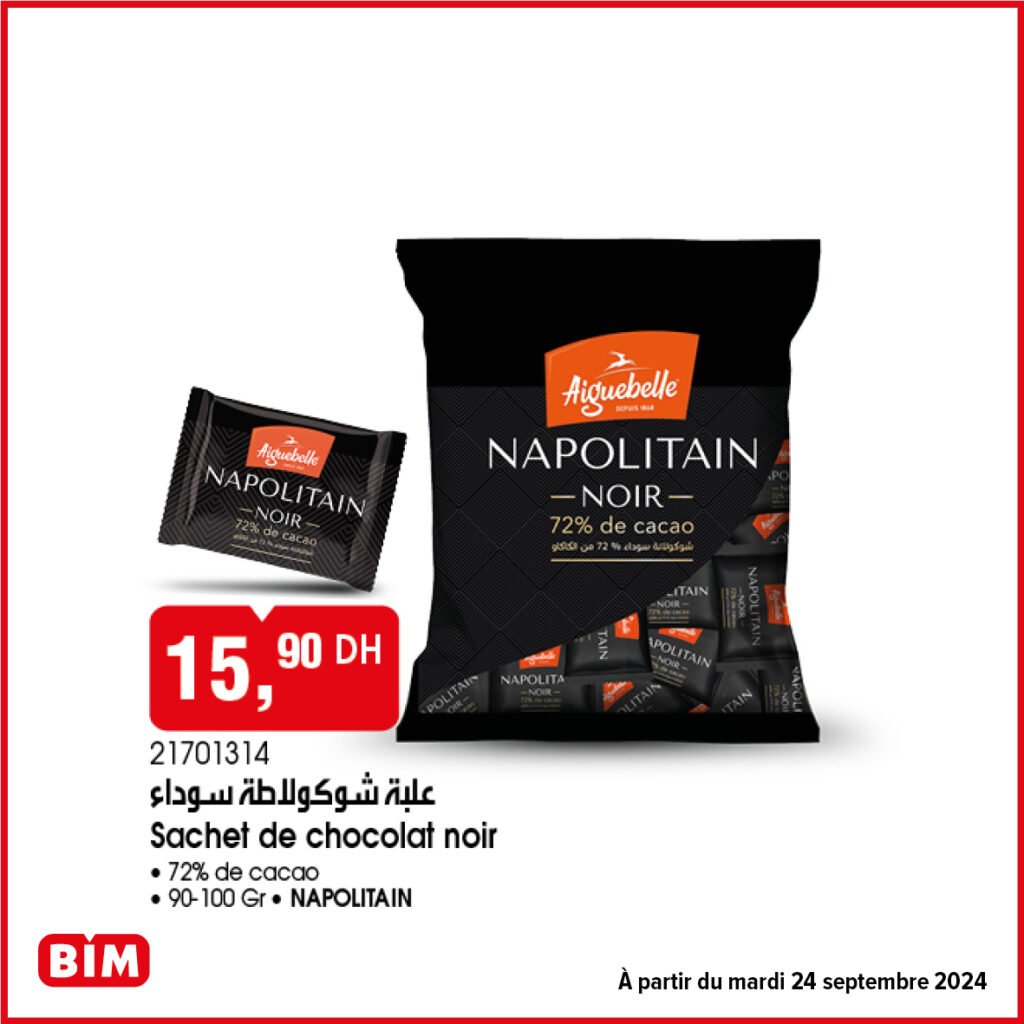 Promotion Bim mardi 24 septembre 2024