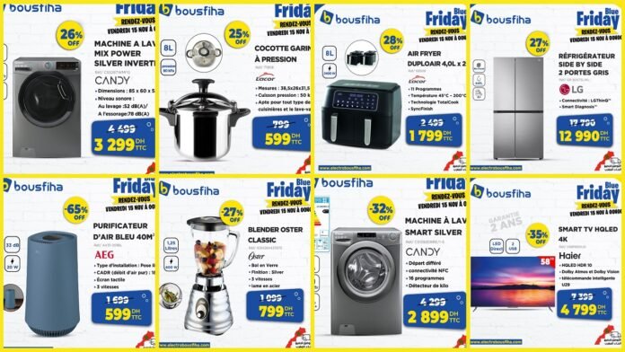 Solde Electro bousfiha blue friday 15 novembre 2024