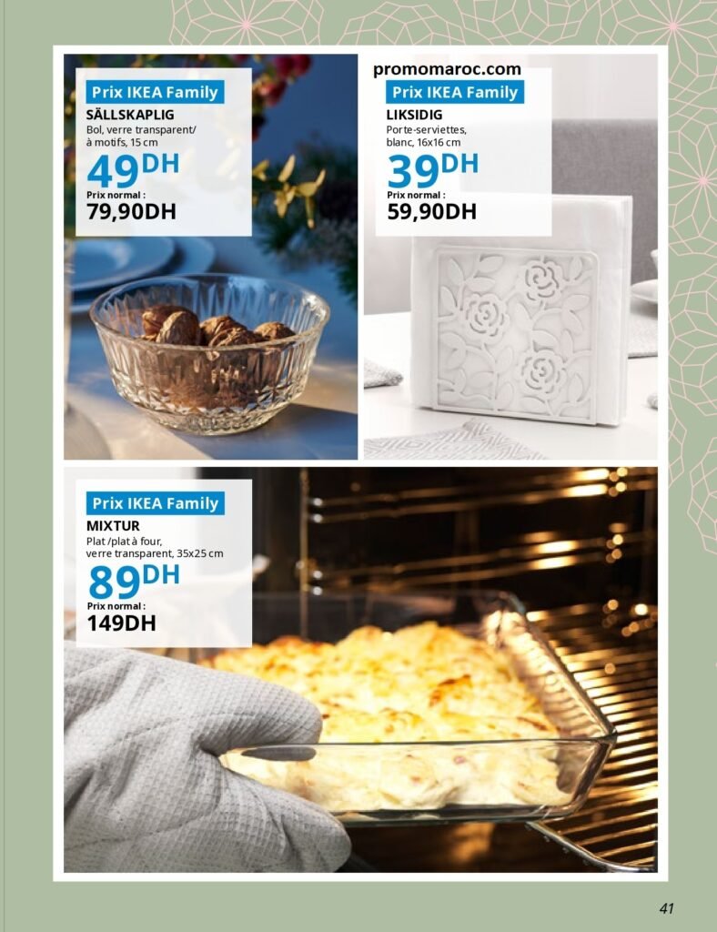 Catalogue ikea jusqu’au 26 mars 2025 offres ramadan