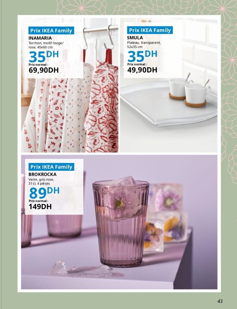 Catalogue ikea jusqu’au 26 mars 2025 offres ramadan