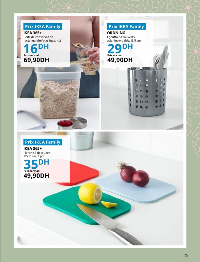 Catalogue ikea jusqu’au 26 mars 2025 offres ramadan