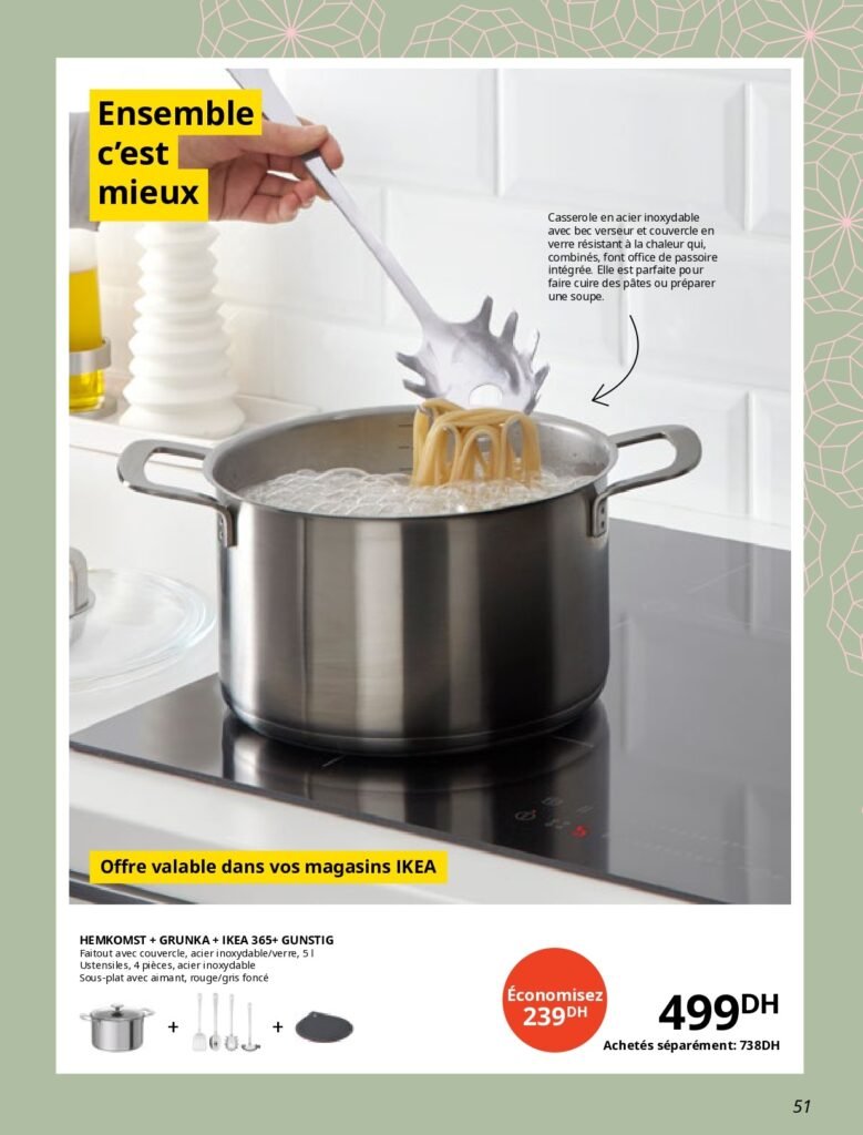 Catalogue ikea jusqu’au 26 mars 2025 offres ramadan