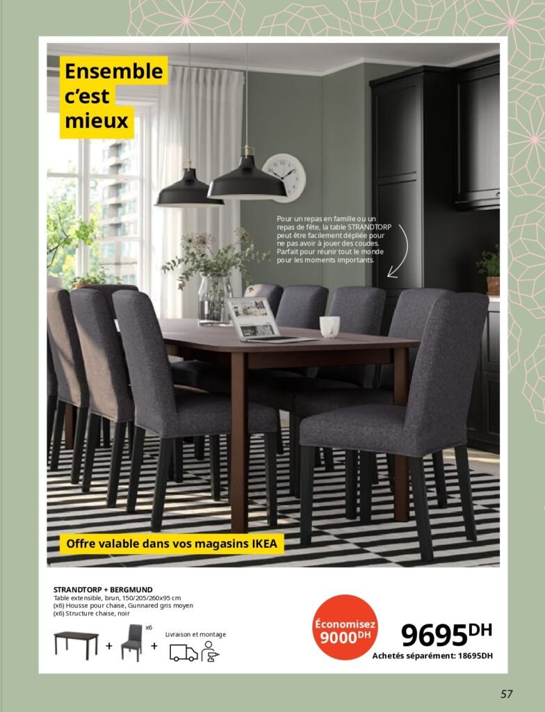 Catalogue ikea jusqu’au 26 mars 2025 offres ramadan
