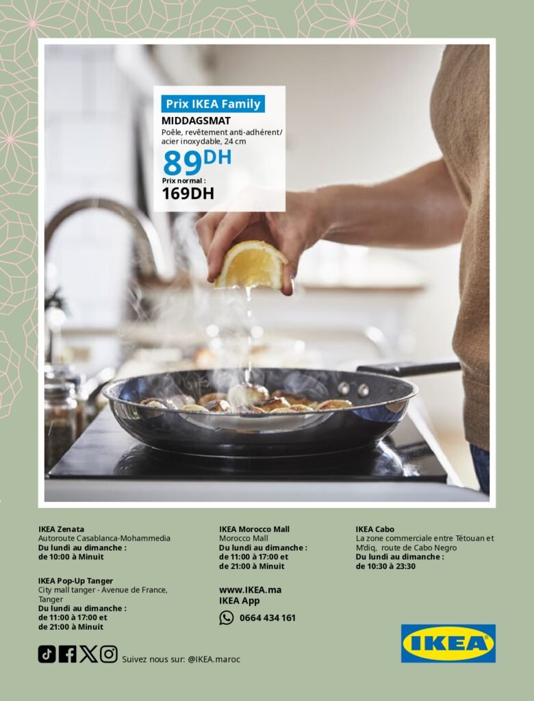 Catalogue ikea jusqu’au 26 mars 2025 offres ramadan