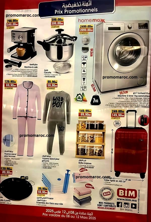 Promotion bim du 8 au 14 mars 2025