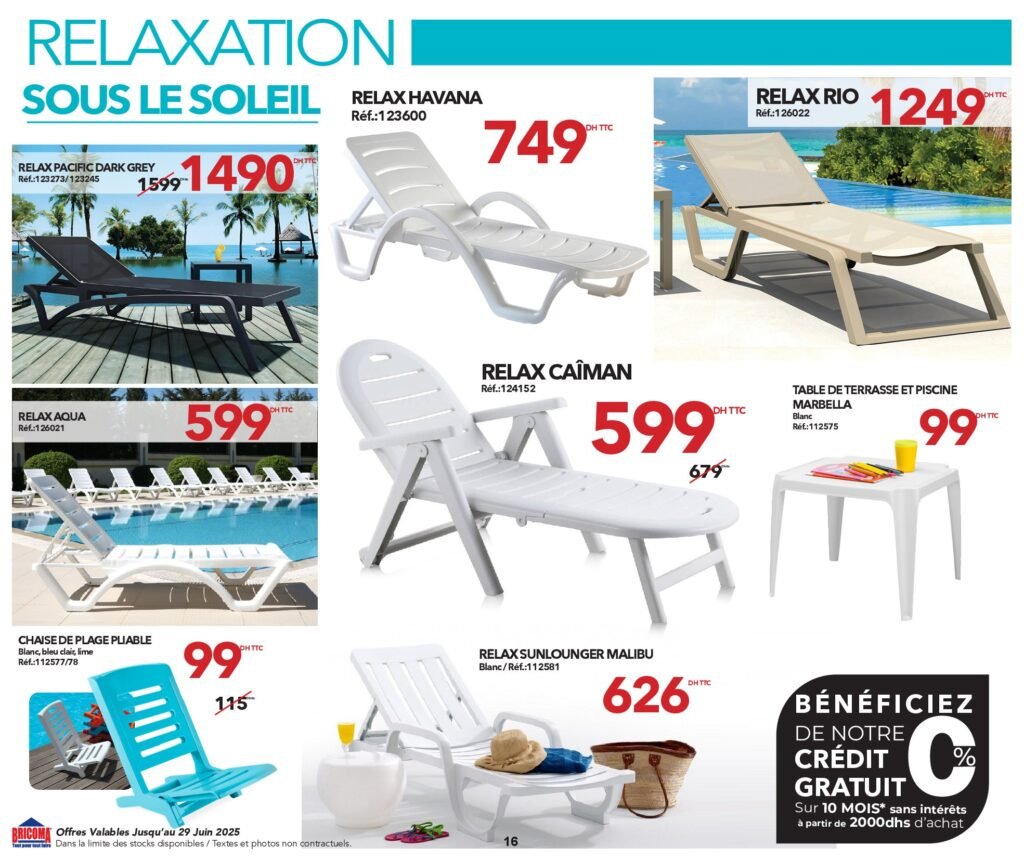 Catalogue Bricoma jusqu’au 29 juin 2025 offres ete