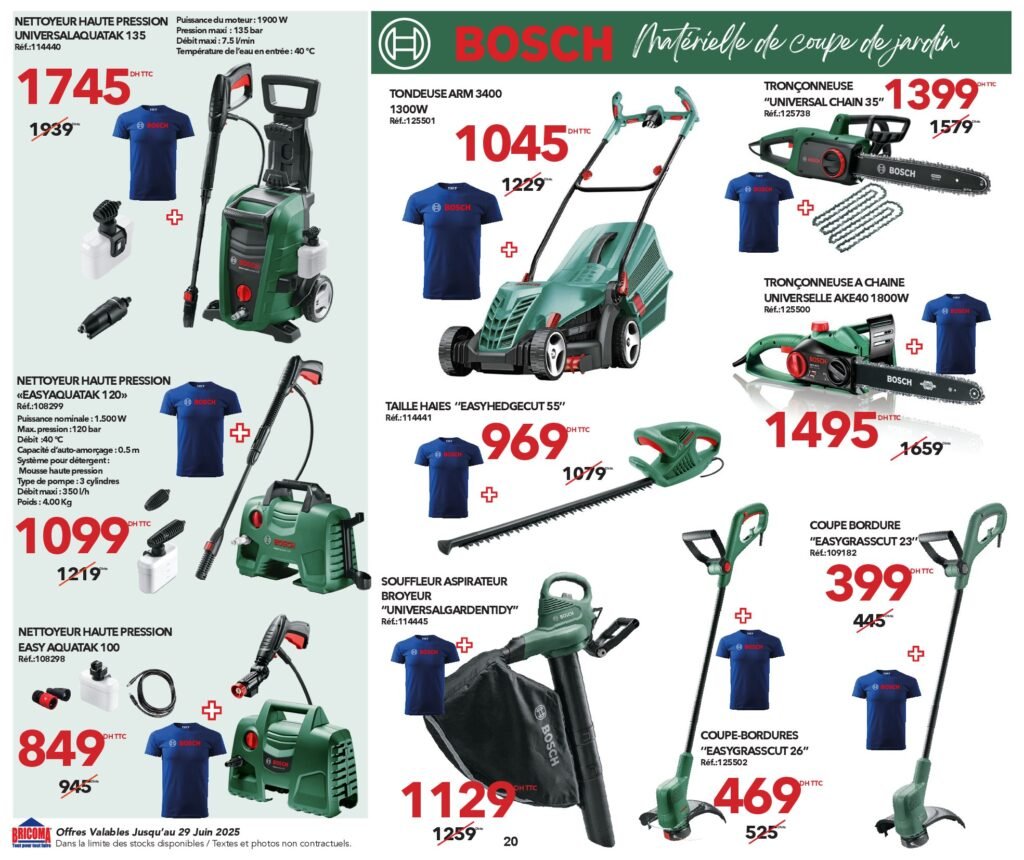Catalogue Bricoma jusqu’au 29 juin 2025 offres ete