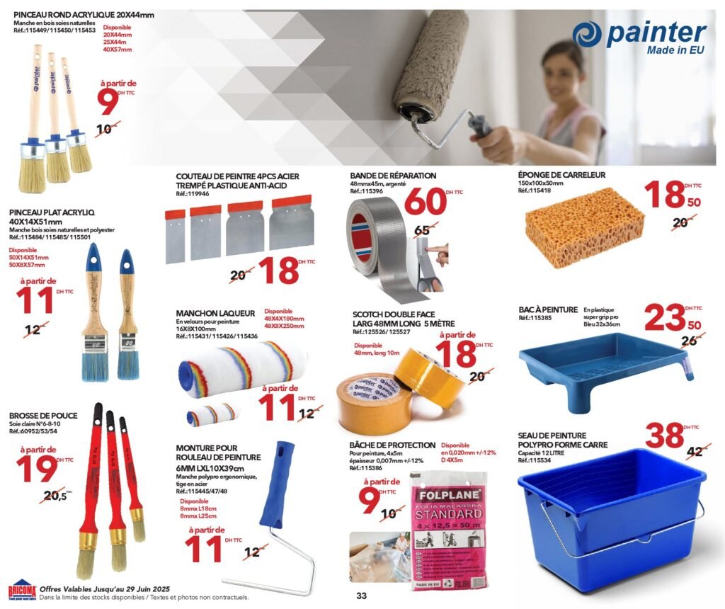 Catalogue Bricoma jusqu’au 29 juin 2025 offres ete