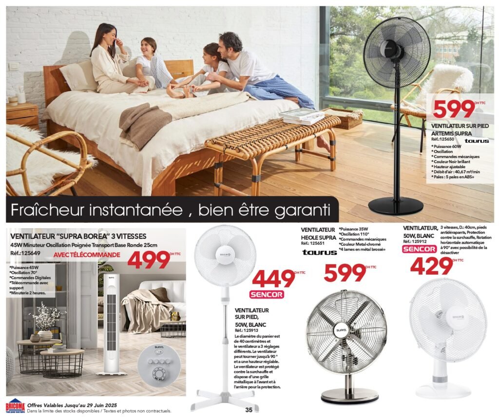 Catalogue Bricoma jusqu’au 29 juin 2025 offres ete
