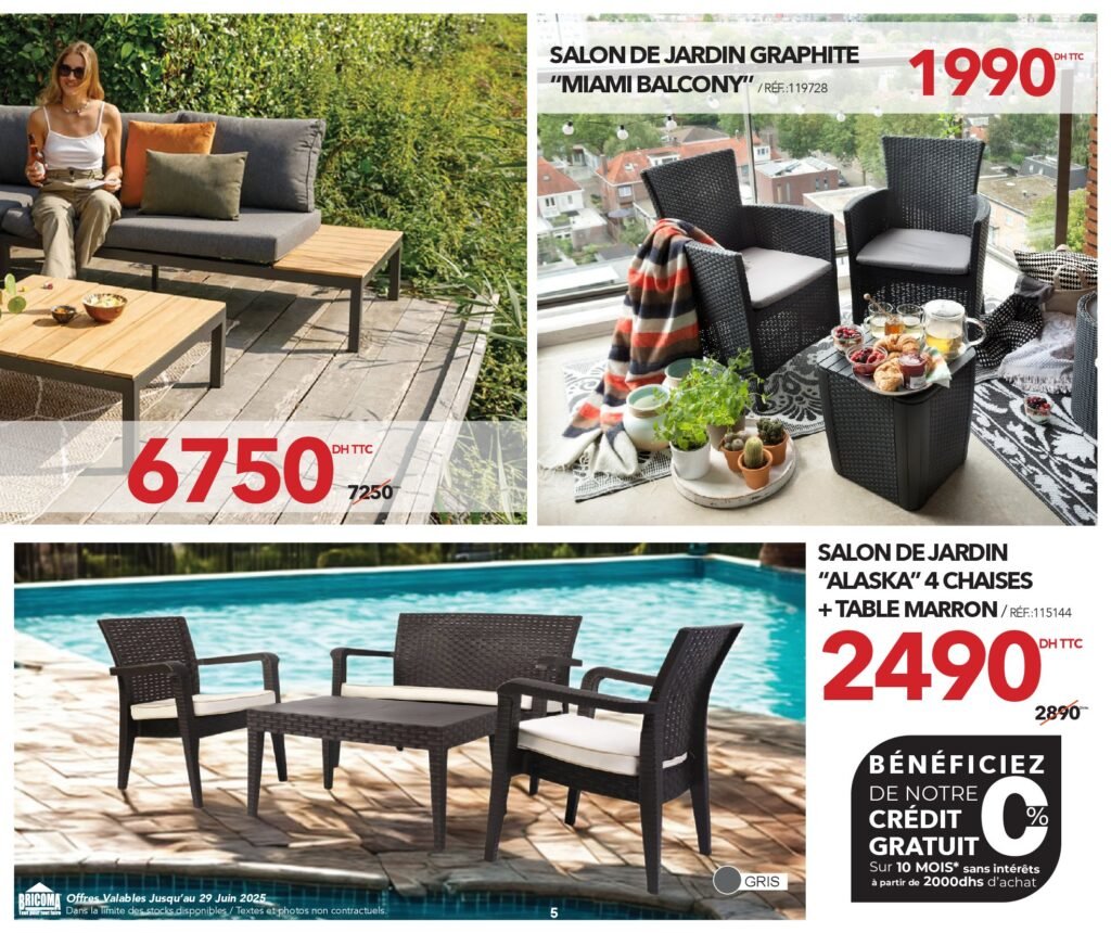 Catalogue Bricoma jusqu’au 29 juin 2025 offres ete