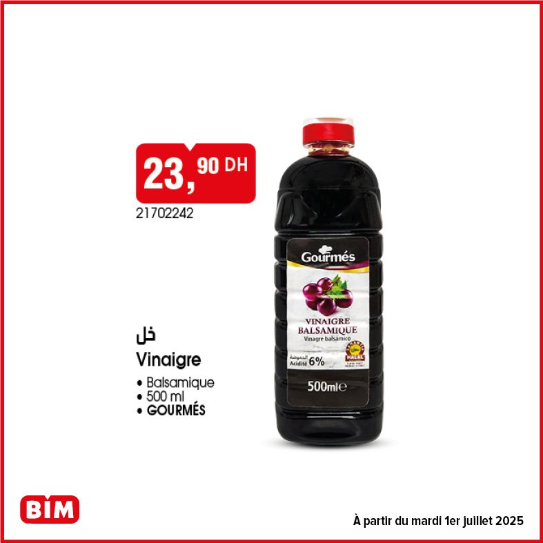 Promotion bim mardi 1 juillet 2025 divers produits‏‏