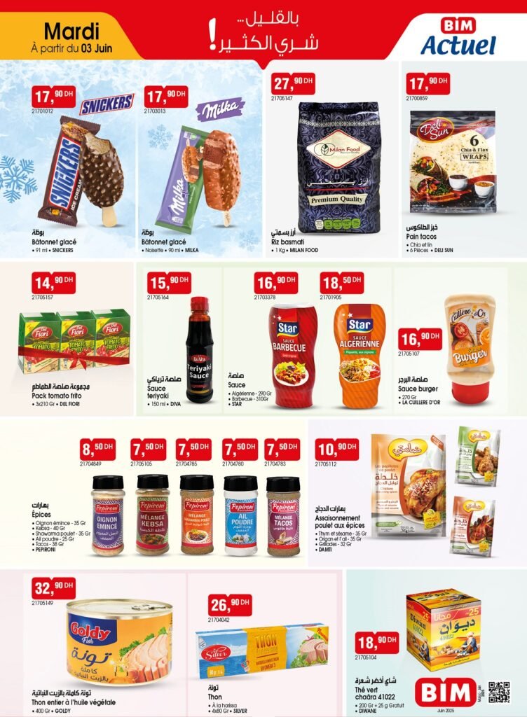 Promotions bim mardi 3 juin 2025