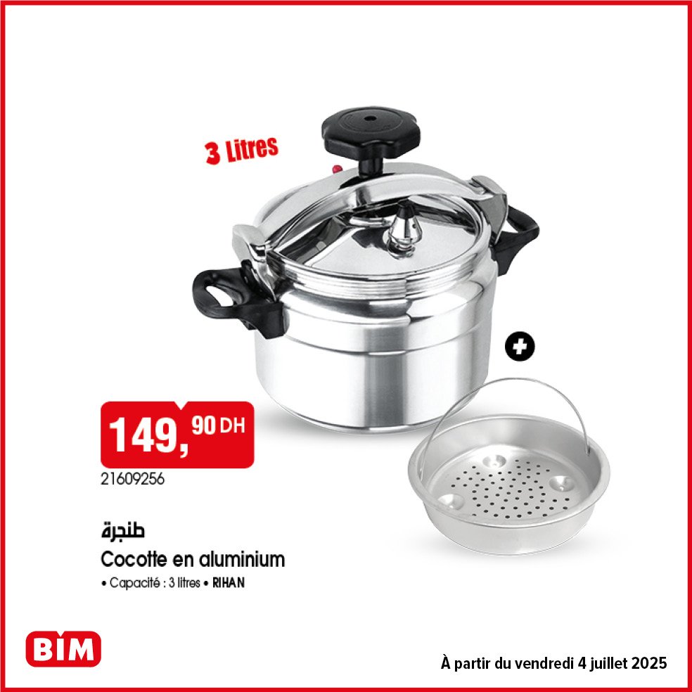 Promotion bim vendredi 4 Juillet 2025