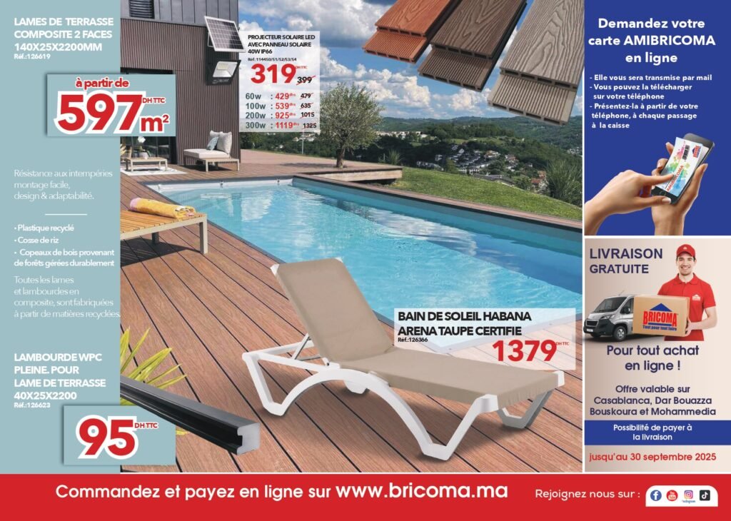 Catalogue Bricoma jusqu’au 31 Août 2025 solde ete