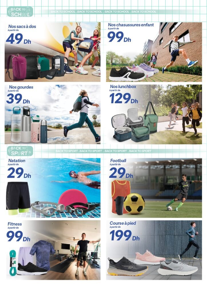 Catalogue decathlon rentrée scolaire 2025